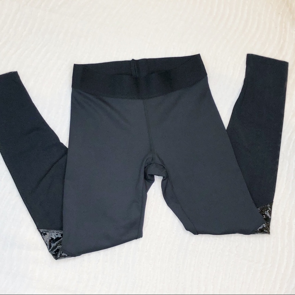 Heroine Sport Black Mesh Leggings Workout Small - Picture 2 of 10